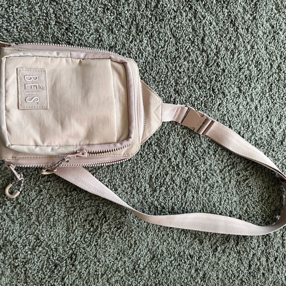 Beis Atlas Pink Belt Bag